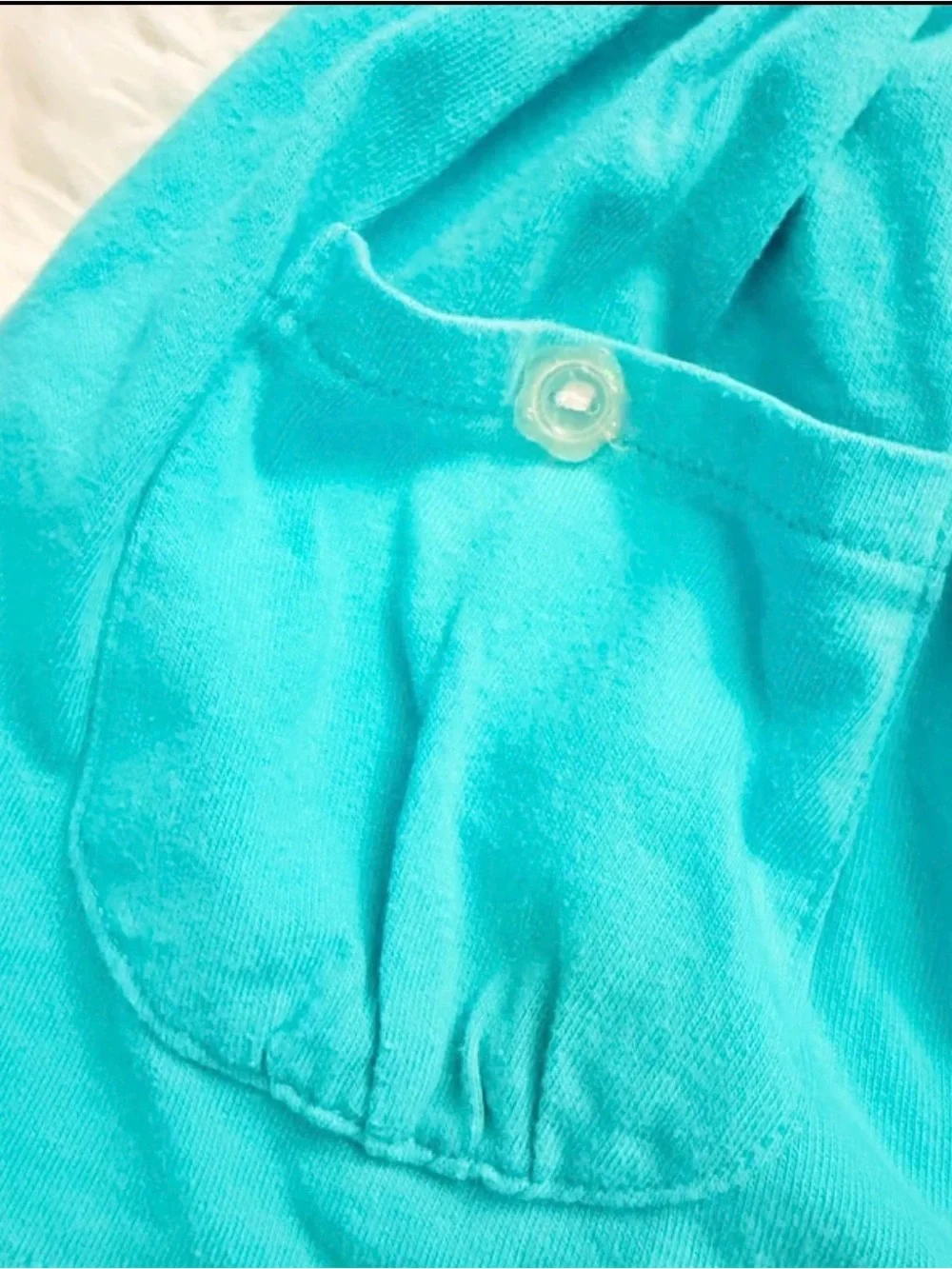Nanette Teal Pocket Ruffle Dress 12M Toddler Girl Cotton - Picture 4 of 8